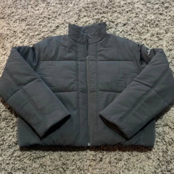 Travis Mathew Mont Blanc Barton Creek Puffer Jacket Women's XL Full Zip Black - Picture 1 of 7